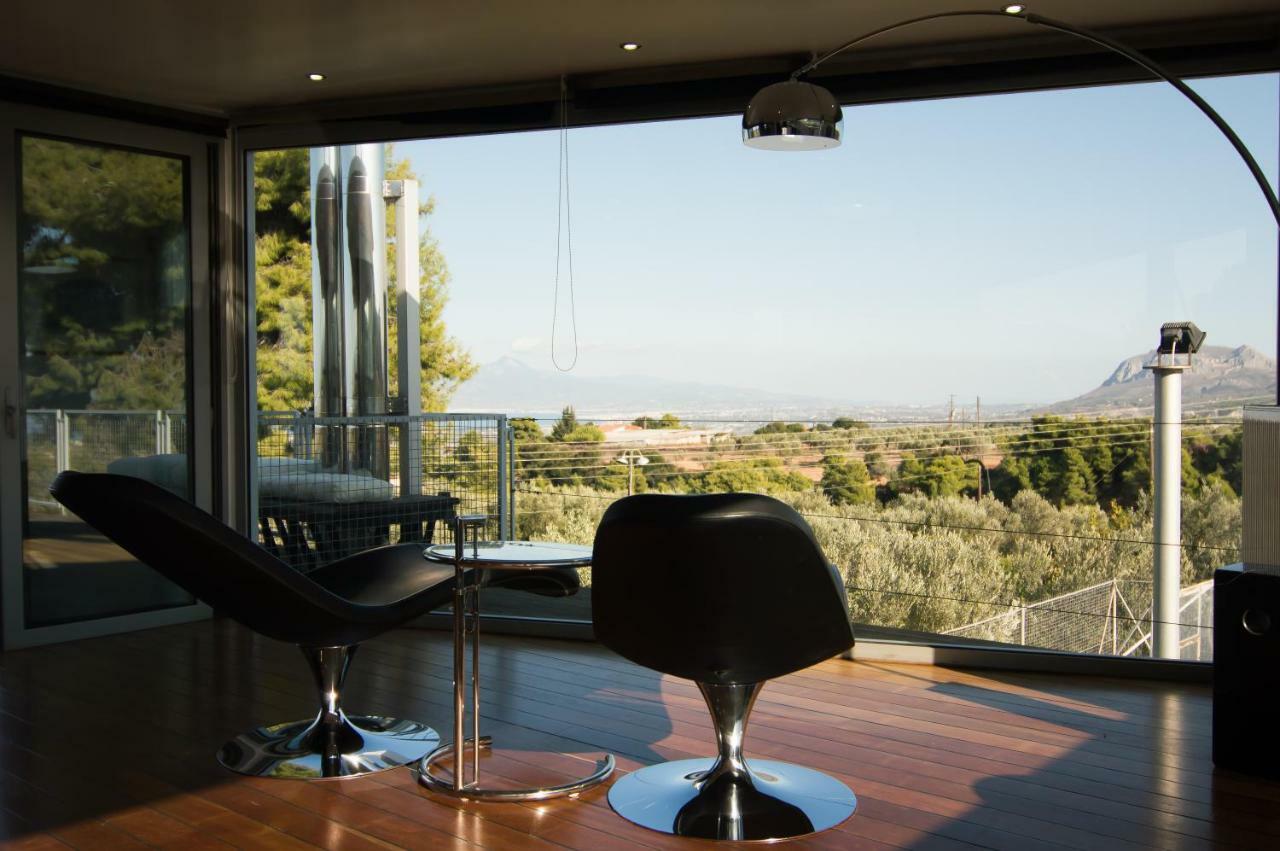 Country Villa Peloponnese With Tennis Court And Pool Zevgolateion Екстер'єр фото