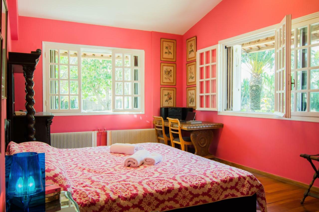 Country Villa Peloponnese With Tennis Court And Pool Zevgolateion Екстер'єр фото