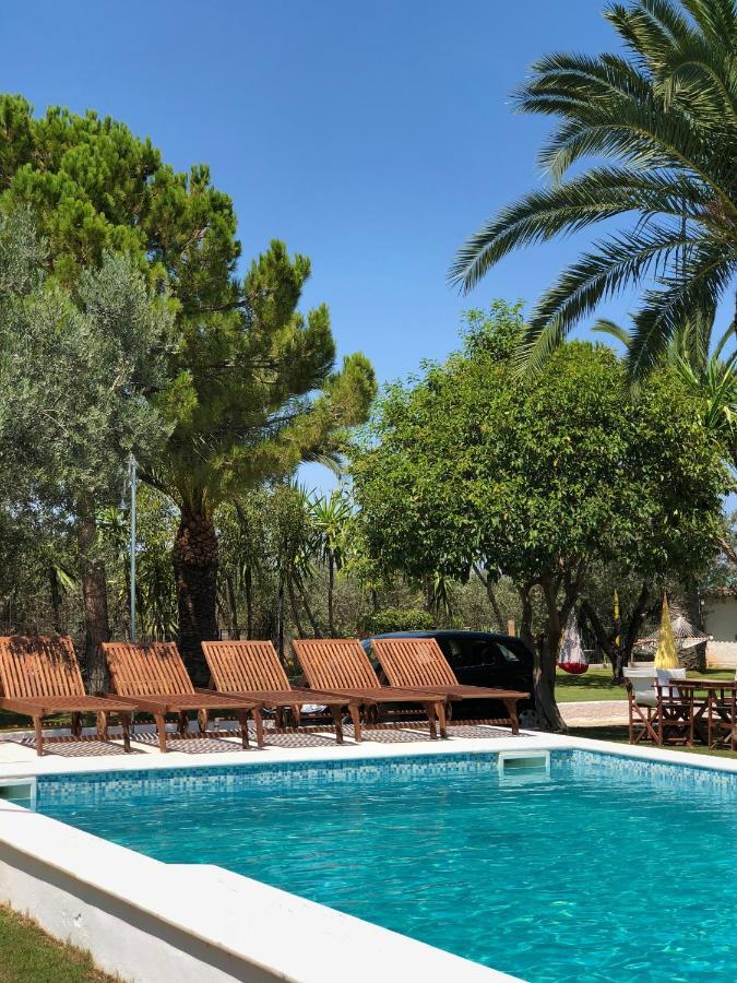 Country Villa Peloponnese With Tennis Court And Pool Zevgolateion Екстер'єр фото